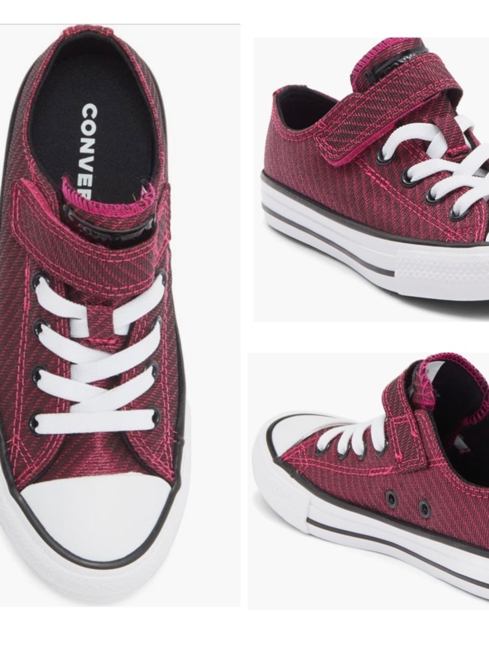 Converse Chuck Taylor 1V Ox Low Top Sneaker Prime Pink Toddler 11